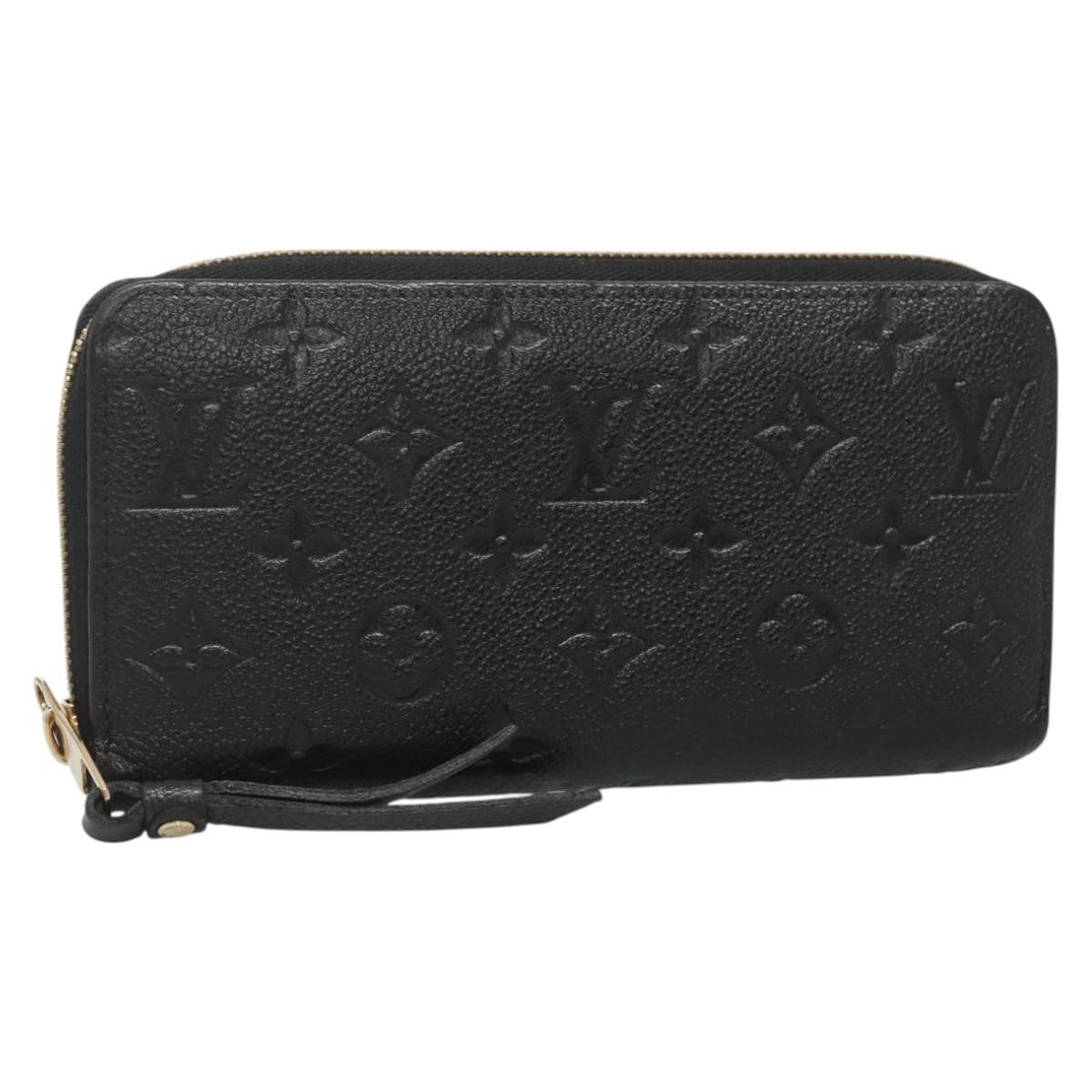 Louis Vuitton Portefeuille Zippy Monogramme Empreinte Monogramme Empreinte Black Leather Wallets Accessory (Pre-Owned)