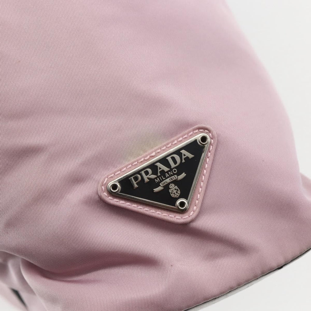 Prada Vintage Tote Tessuto Pink Nylon Tote Bag Bag (Pre-Owned)