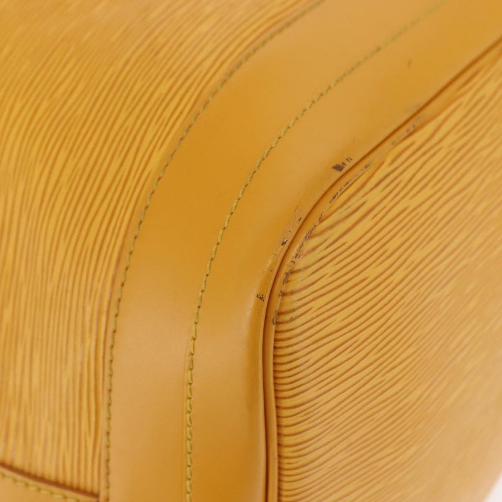 Louis Vuitton Noe Handbag Epi Leather Yellow Leather Shoulder Bag Bag (Pre-Owned)