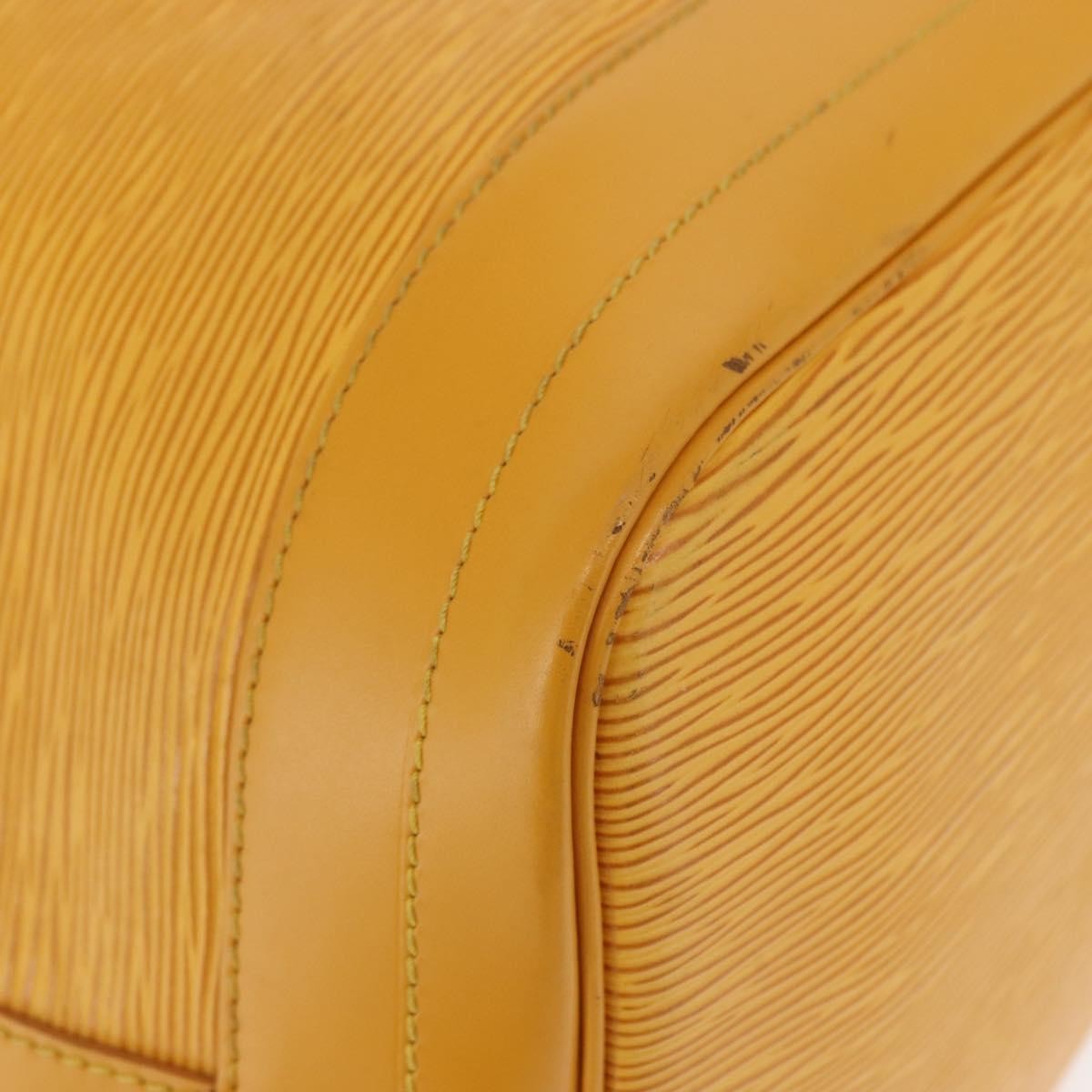 Louis Vuitton Noe Handbag Epi Leather Yellow Leather Shoulder Bag Bag (Pre-Owned)