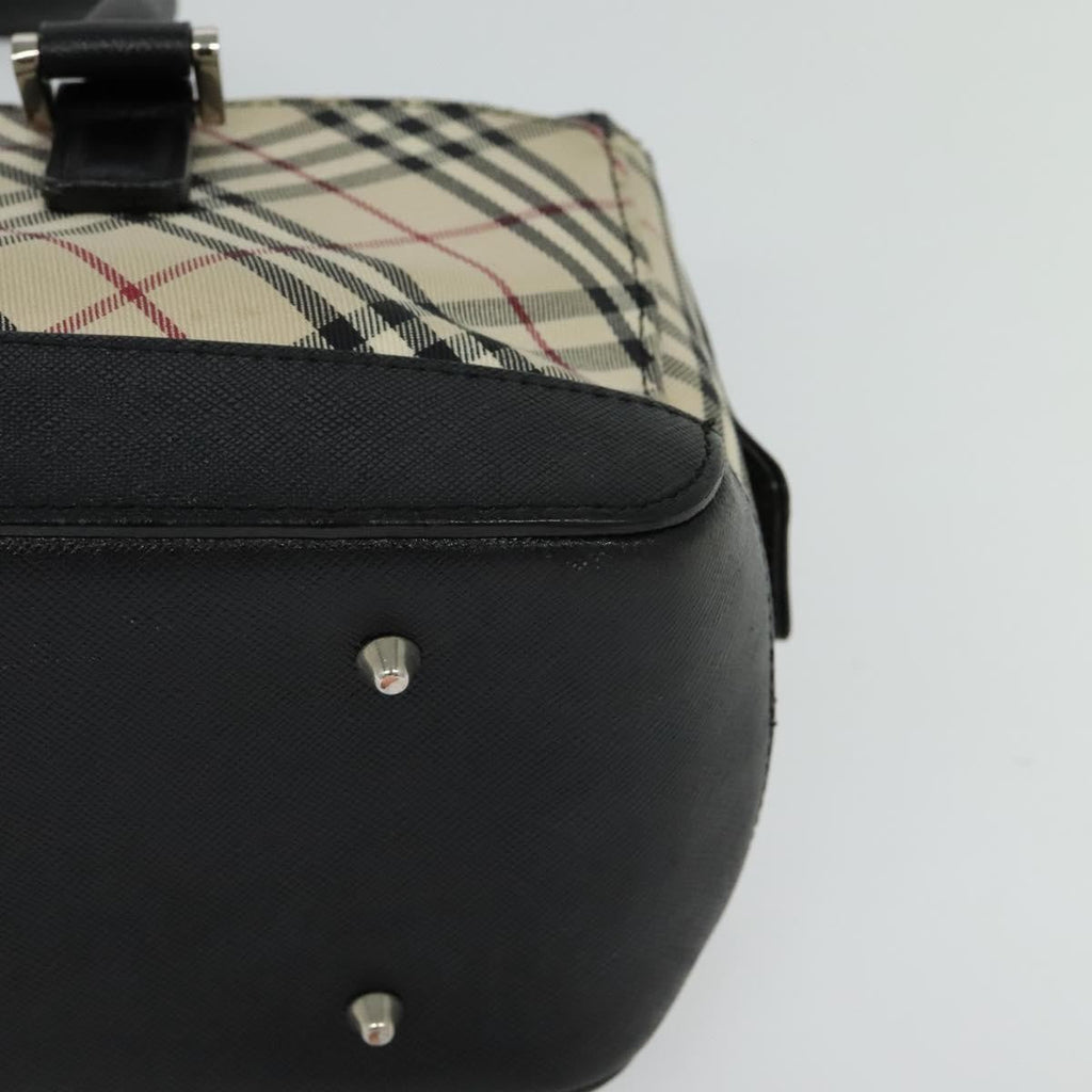 Burberry Nova Check Handbag Nova Check Canvas And Leather Beige Canvas Handbag (Pre-Owned)