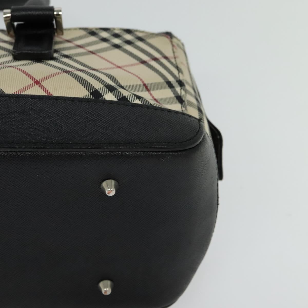 Burberry Nova Check Handbag Nova Check Canvas And Leather Beige Canvas Handbag (Pre-Owned)