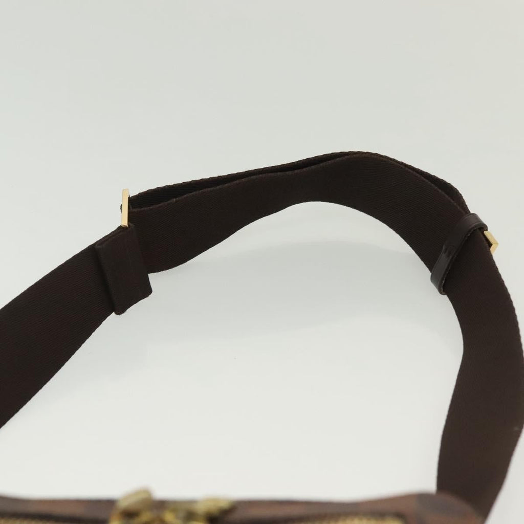 Louis Vuitton Geronimos Waist Bag Damier Brown Canvas Clutche & Pouche Bag (Pre-Owned)