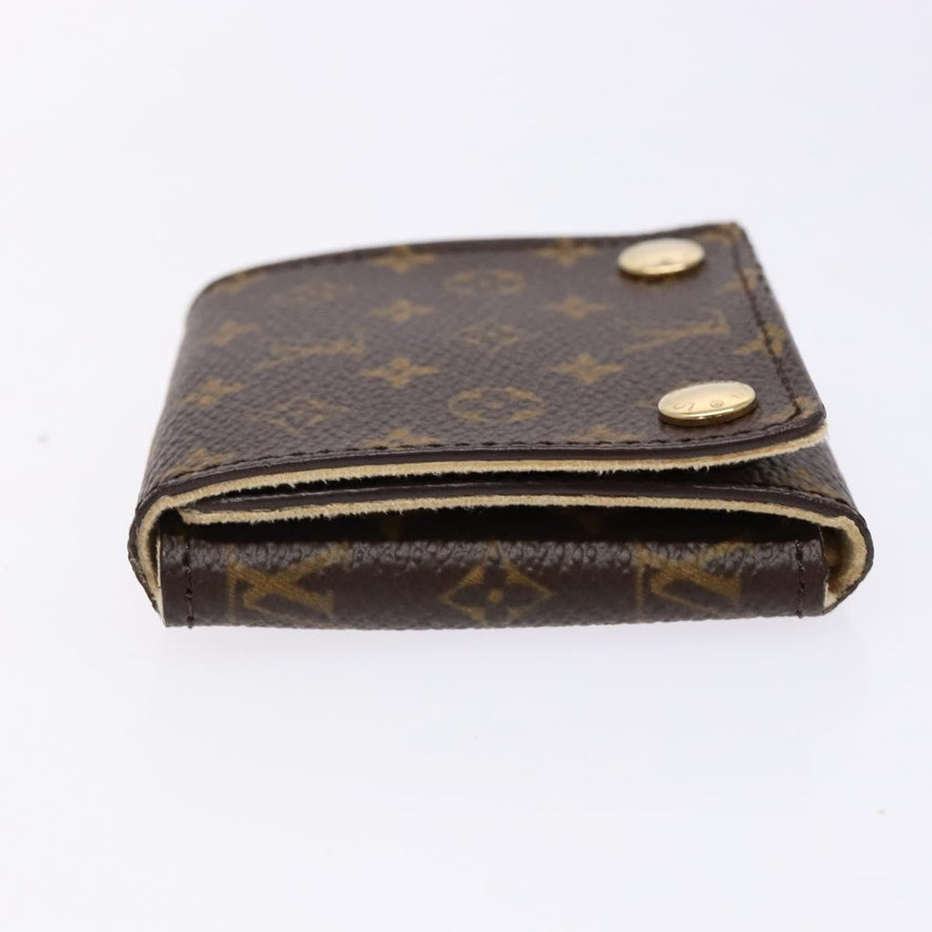 Louis Vuitton Case Jewelry Box Canvas Brown Canvas Wallets Accessory (Pre-Owned)