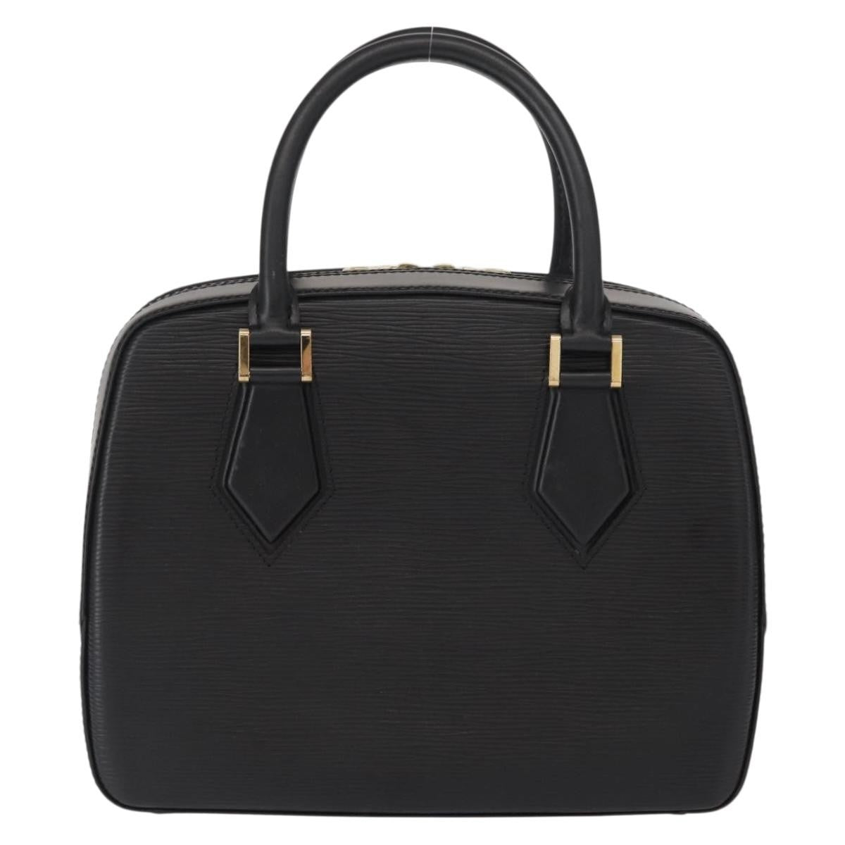 Louis Vuitton Sablons Handbag Epi Leather Black Leather Handbag (Pre-Owned)