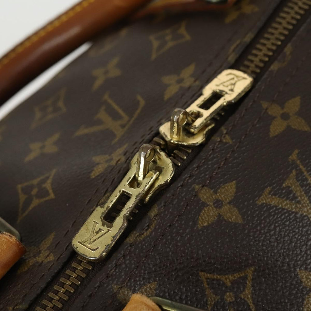 Louis Vuitton Keepall Bag Monogram Canvas Brown Canvas Travel Bag Bag (Pre-Owned)