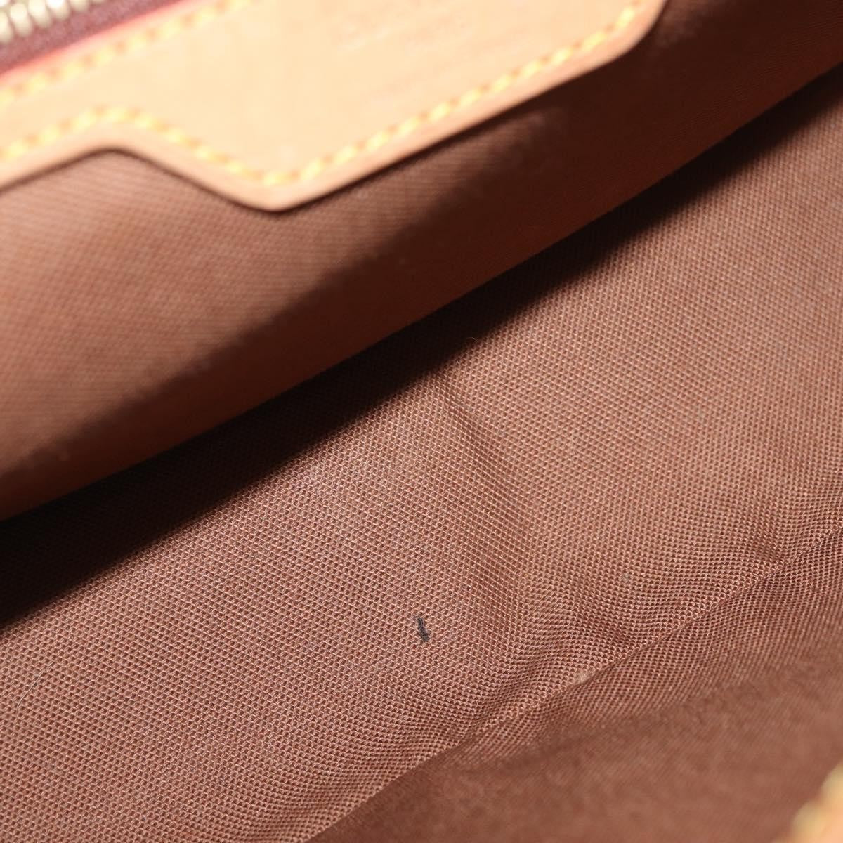 Louis Vuitton Sologne Handbag Monogram Canvas Brown Canvas Shoulder Bag Bag (Pre-Owned)