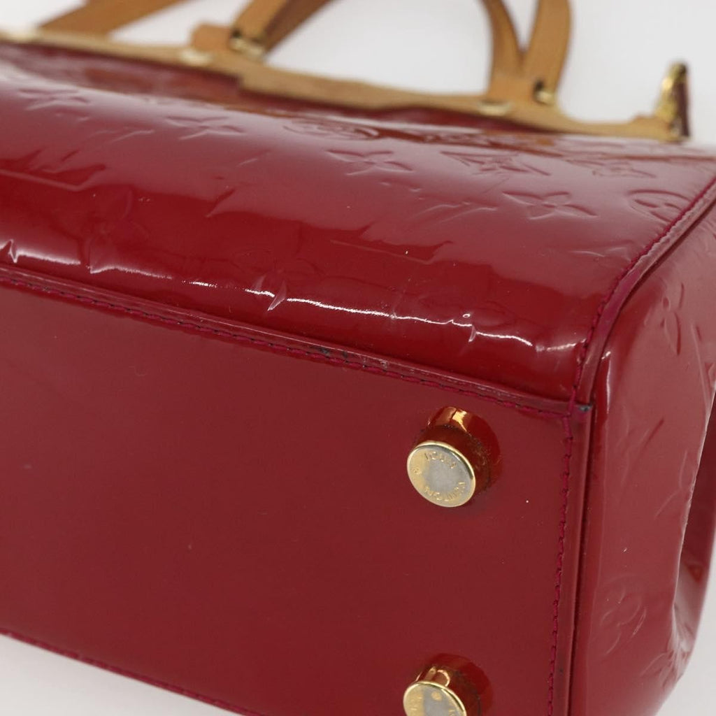Louis Vuitton Brea Handbag Monogram Vernis Red Patent_Leather Handbag (Pre-Owned)