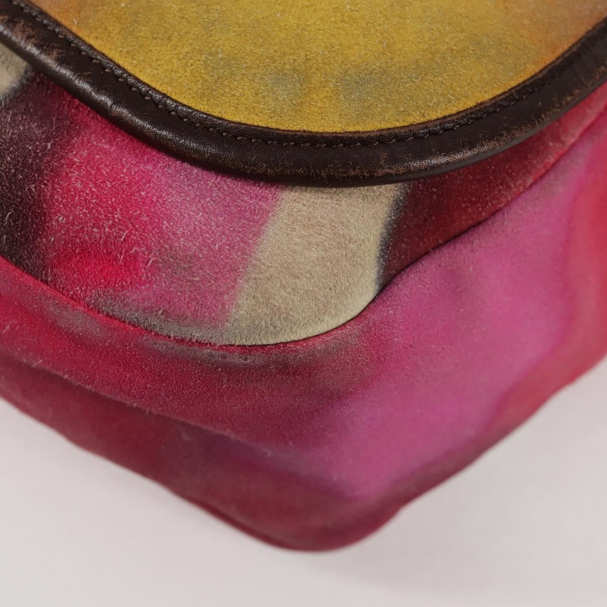 Chanel Flower Power Messenger Bag Multicolor Printed Nubuck Multicolour Suede Shoulder Bag Bag (Pre-Owned)