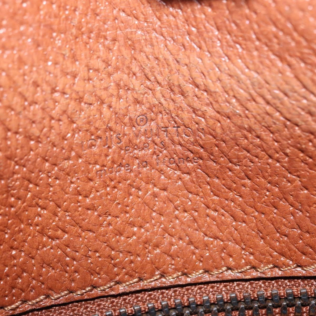 Louis Vuitton Saint Cloud Handbag Monogram Canvas Brown Canvas Shoulder Bag Bag (Pre-Owned)