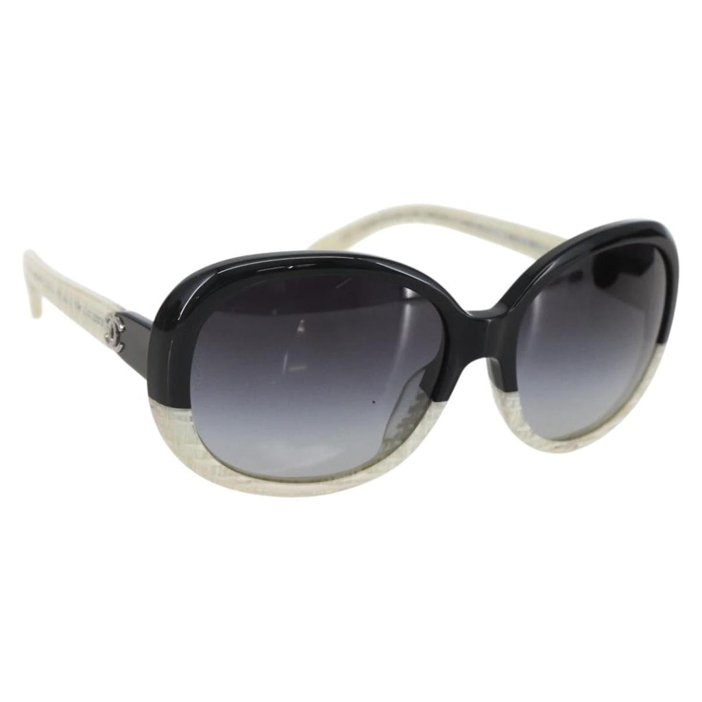 Chanel Chanel Logo Sunglasses Eye Wear Plastic Black Plastic Sunglasse Accessory (Pre-Owned)