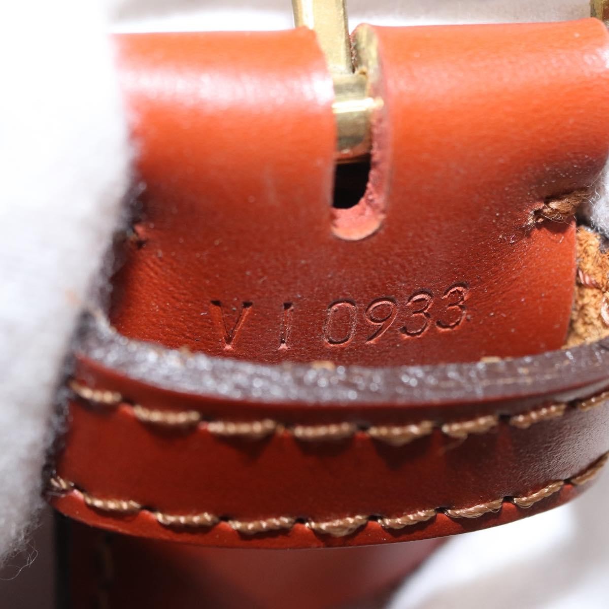 Louis Vuitton Vintage Sac D'epaule Handbag Epi Leather Brown Leather Shoulder Bag Bag (Pre-Owned)