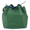 Louis Vuitton Petit Noe Handbag Epi Leather Green Leather Shoulder Bag Bag (Pre-Owned)