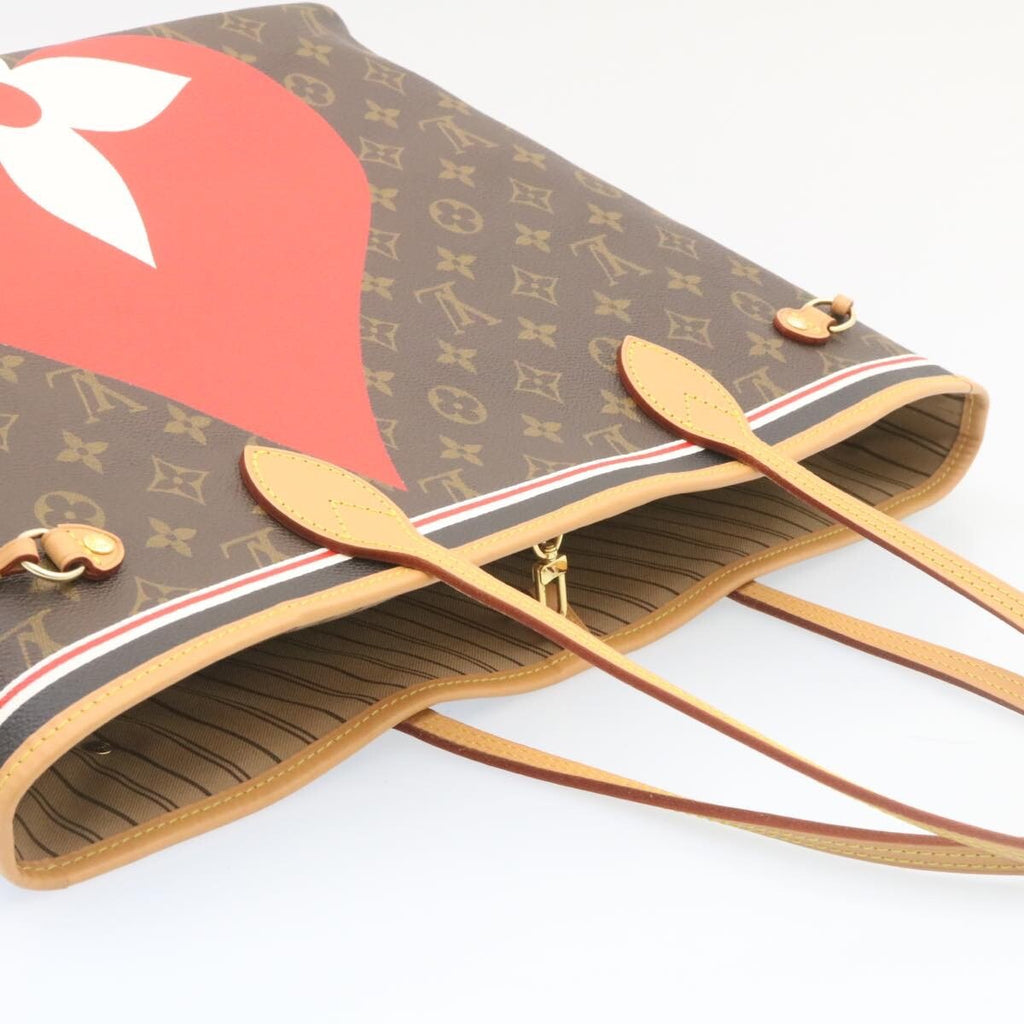 Louis Vuitton Neverfull Nm Tote Limited Edition Game On Monogram Canvas Brown Canvas Tote Bag Bag (Pre-Owned)