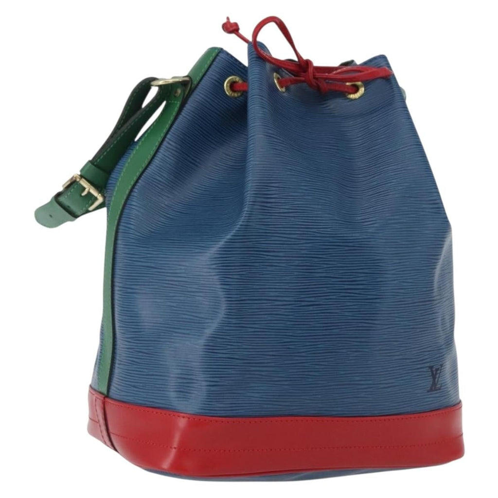 Louis Vuitton Tricolor Noe Handbag Epi Leather Blue Leather Shoulder Bag Bag (Pre-Owned)