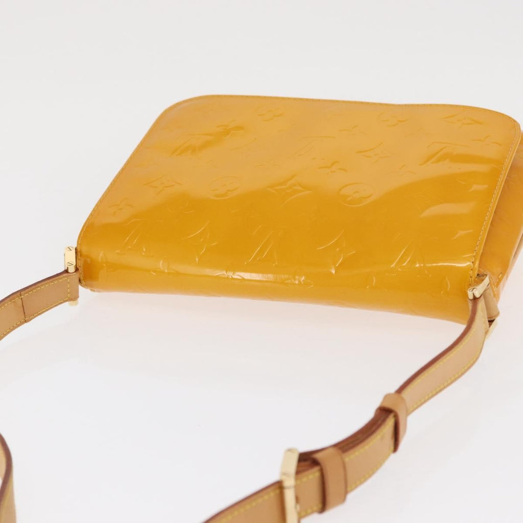 Louis Vuitton Thompson Street Handbag Monogram Vernis Yellow Patent_Leather Shoulder Bag Bag (Pre-Owned)