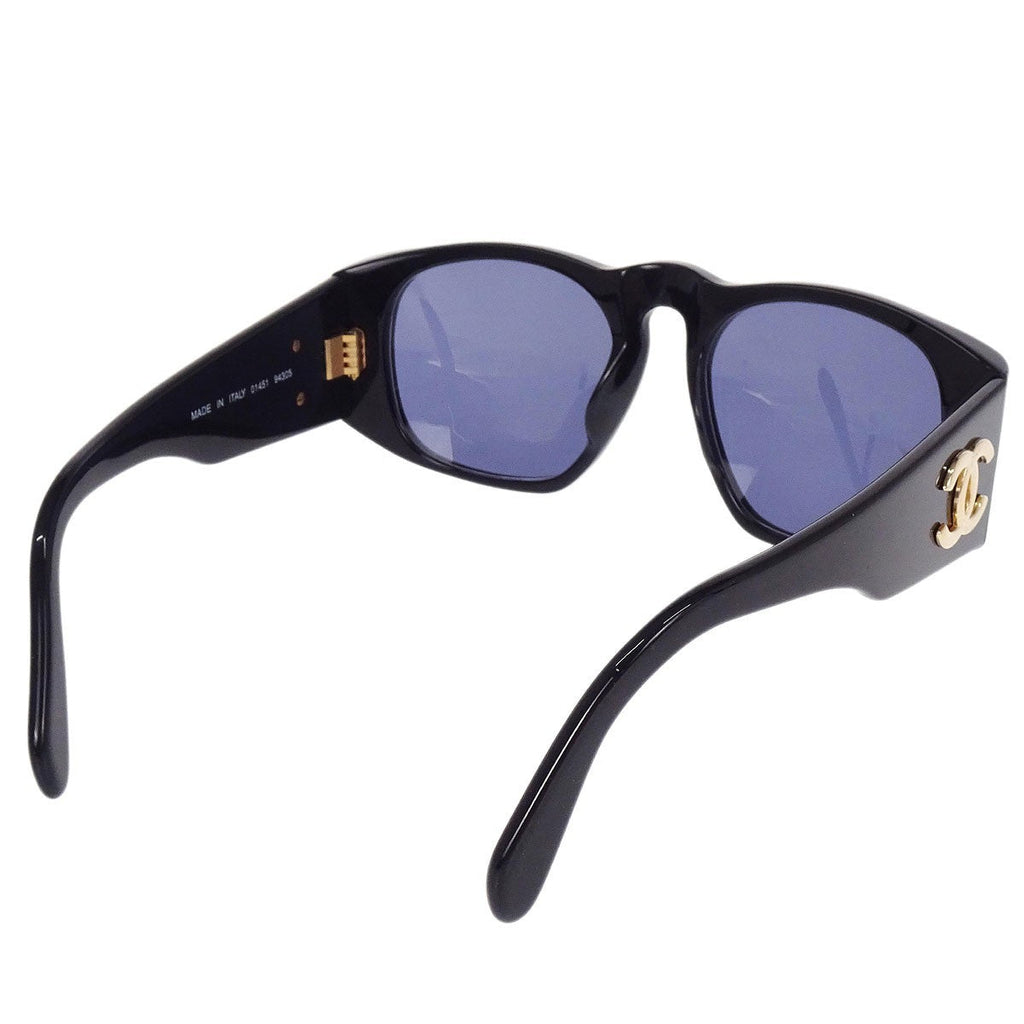 Chanel Logo Cc Sunglasses Plastic Black Plastic Sunglasse Accessory (Pre-Owned)