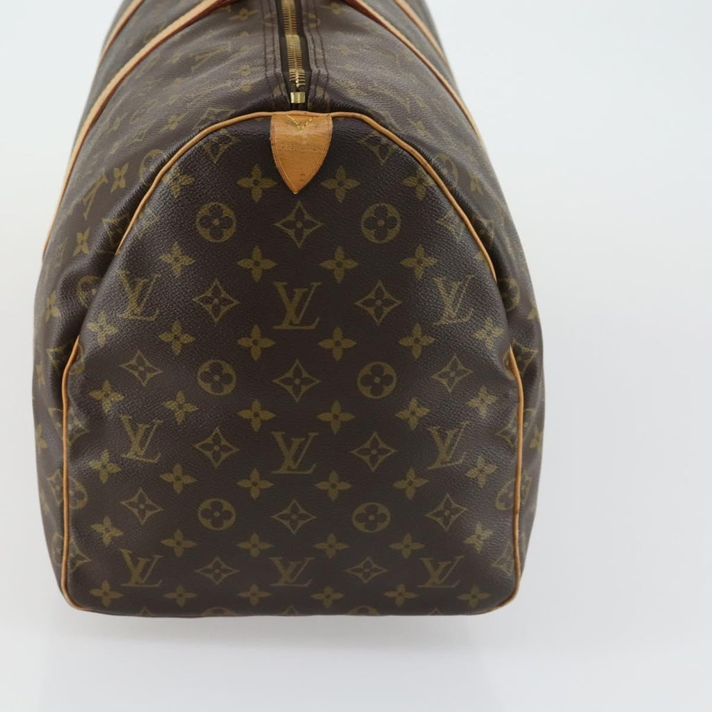 Louis Vuitton Keepall Bag Monogram Canvas Brown Canvas Travel Bag Bag (Pre-Owned)