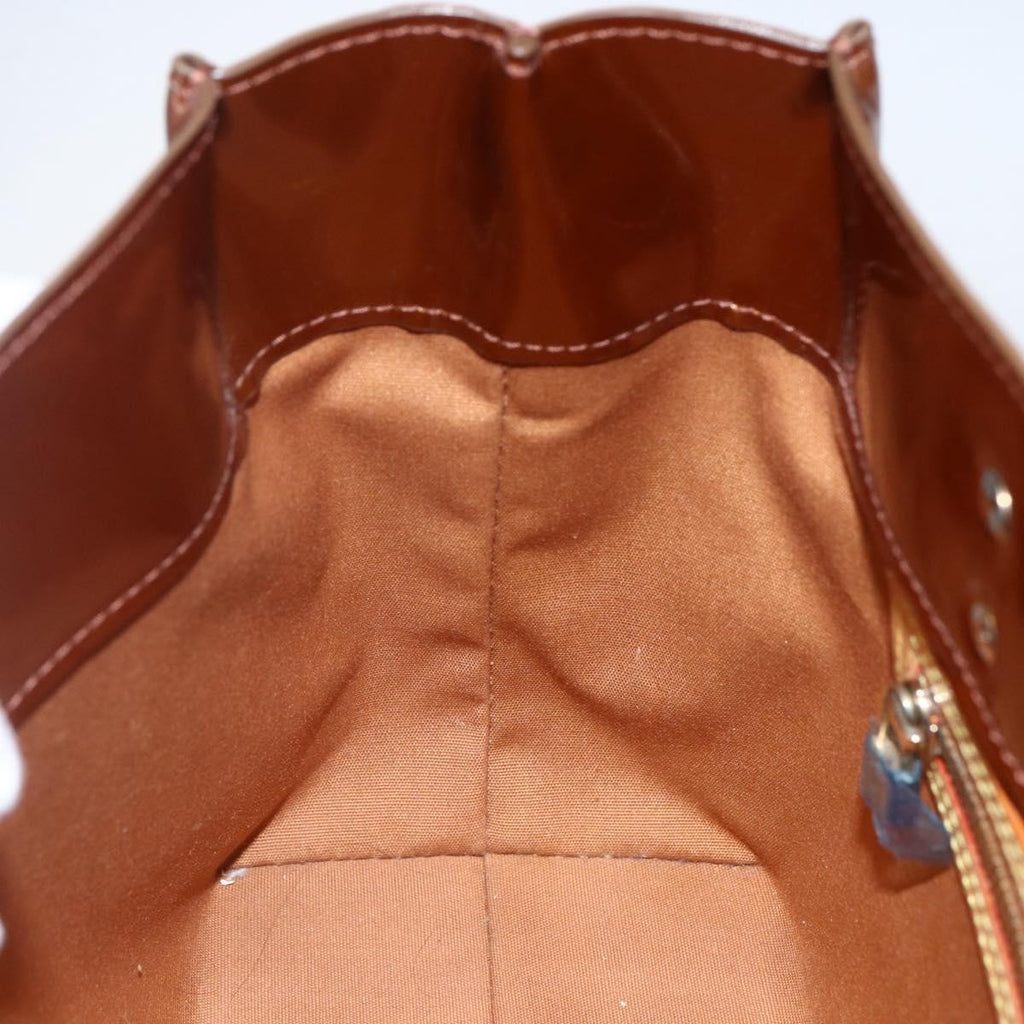 Louis Vuitton Reade Handbag Monogram Vernis Brown Patent_Leather Handbag (Pre-Owned)