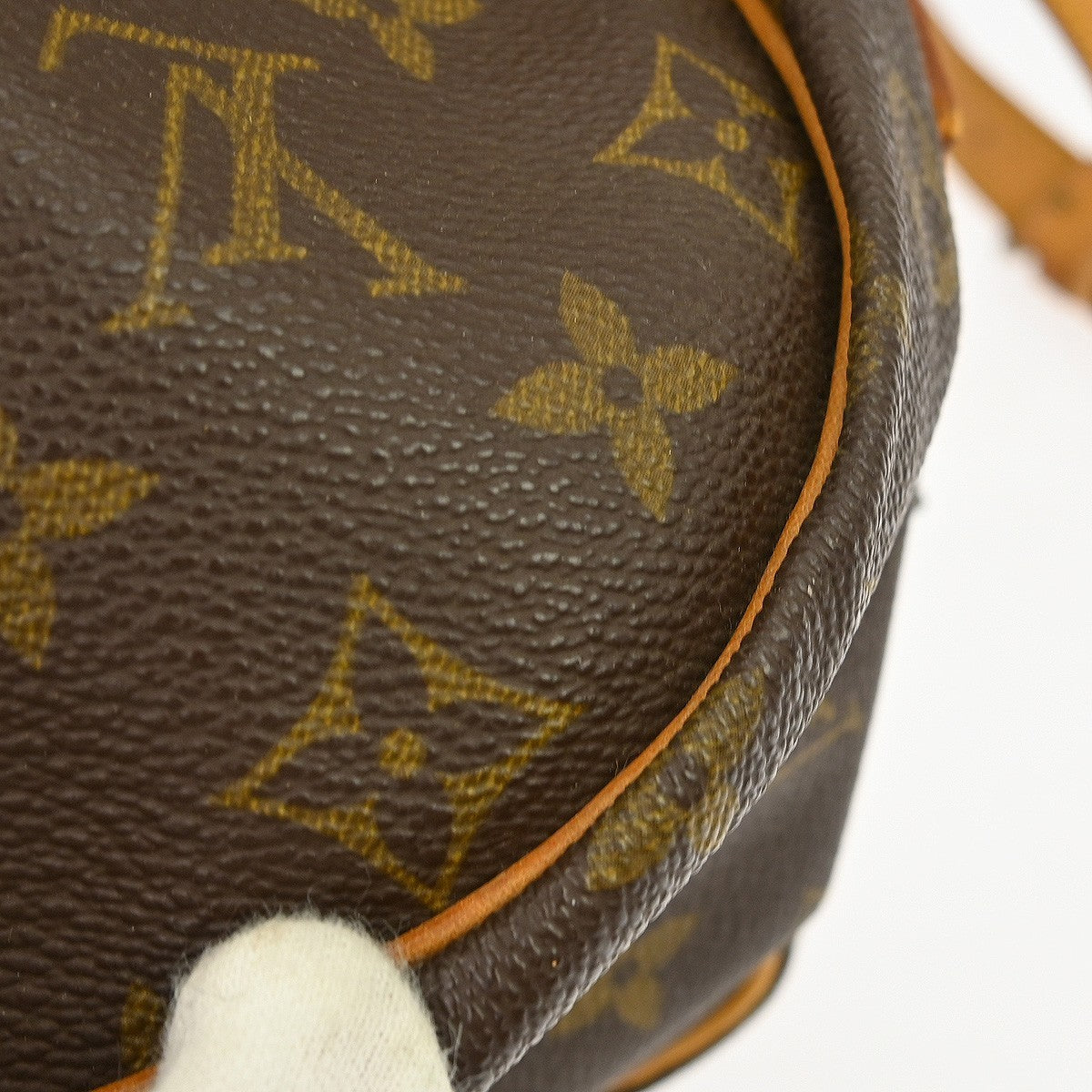 Louis Vuitton Saumur Handbag Monogram Canvas Brown Canvas Shoulder Bag Bag (Pre-Owned)
