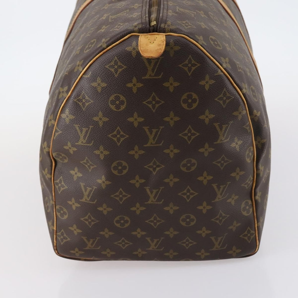 Louis Vuitton Keepall Bag Monogram Canvas Brown Canvas Travel Bag Bag (Pre-Owned)