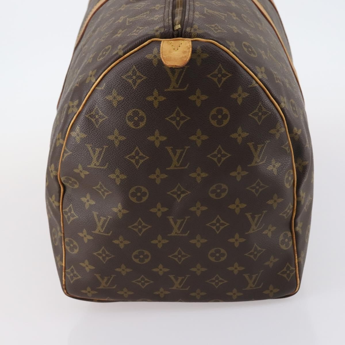 Louis Vuitton Keepall Bag Monogram Canvas Brown Canvas Travel Bag Bag (Pre-Owned)