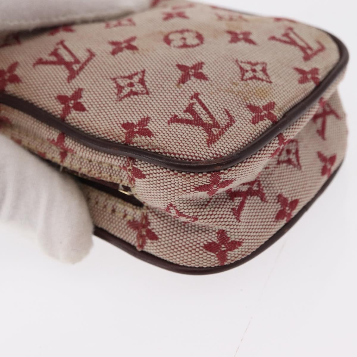 Louis Vuitton Camera Bag Mini Lin Red Canvas Clutche & Pouche Bag (Pre-Owned)