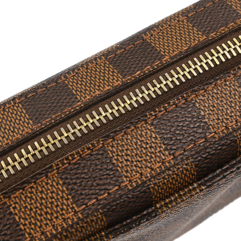 Louis Vuitton Geronimos Waist Bag Damier Brown Canvas Shoulder Bag Bag (Pre-Owned)