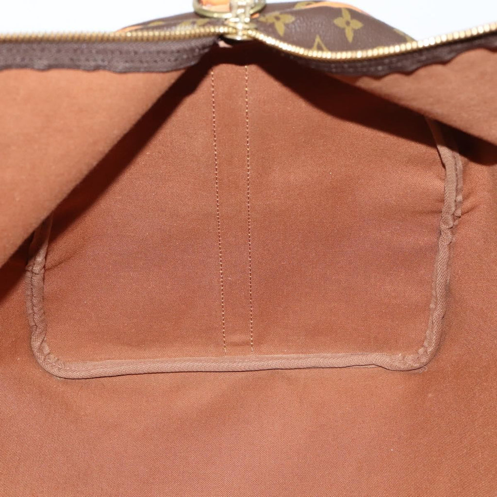 Louis Vuitton Keepall Bandouliere Bag Monogram Canvas Brown Canvas Travel Bag Bag (Pre-Owned)