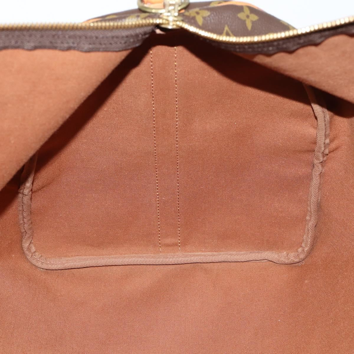 Louis Vuitton Keepall Bandouliere Bag Monogram Canvas Brown Canvas Travel Bag Bag (Pre-Owned)