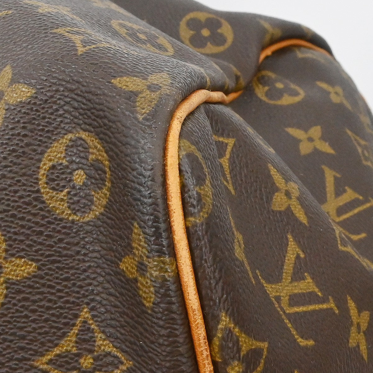 Louis Vuitton Keepall Bandouliere Bag Monogram Canvas Brown Canvas Travel Bag Bag (Pre-Owned)