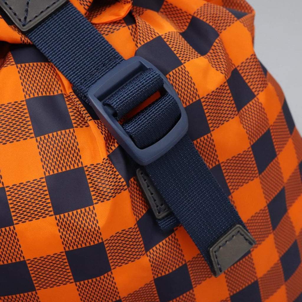 Louis Vuitton Aventure Backpack Damier Nylon Orange Nylon Backpack Bag (Pre-Owned)