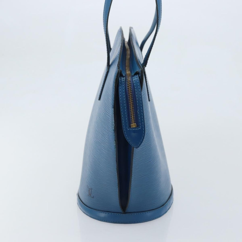 Louis Vuitton Saint Jacques Handbag Epi Leather Blue Leather Shoulder Bag Bag (Pre-Owned)