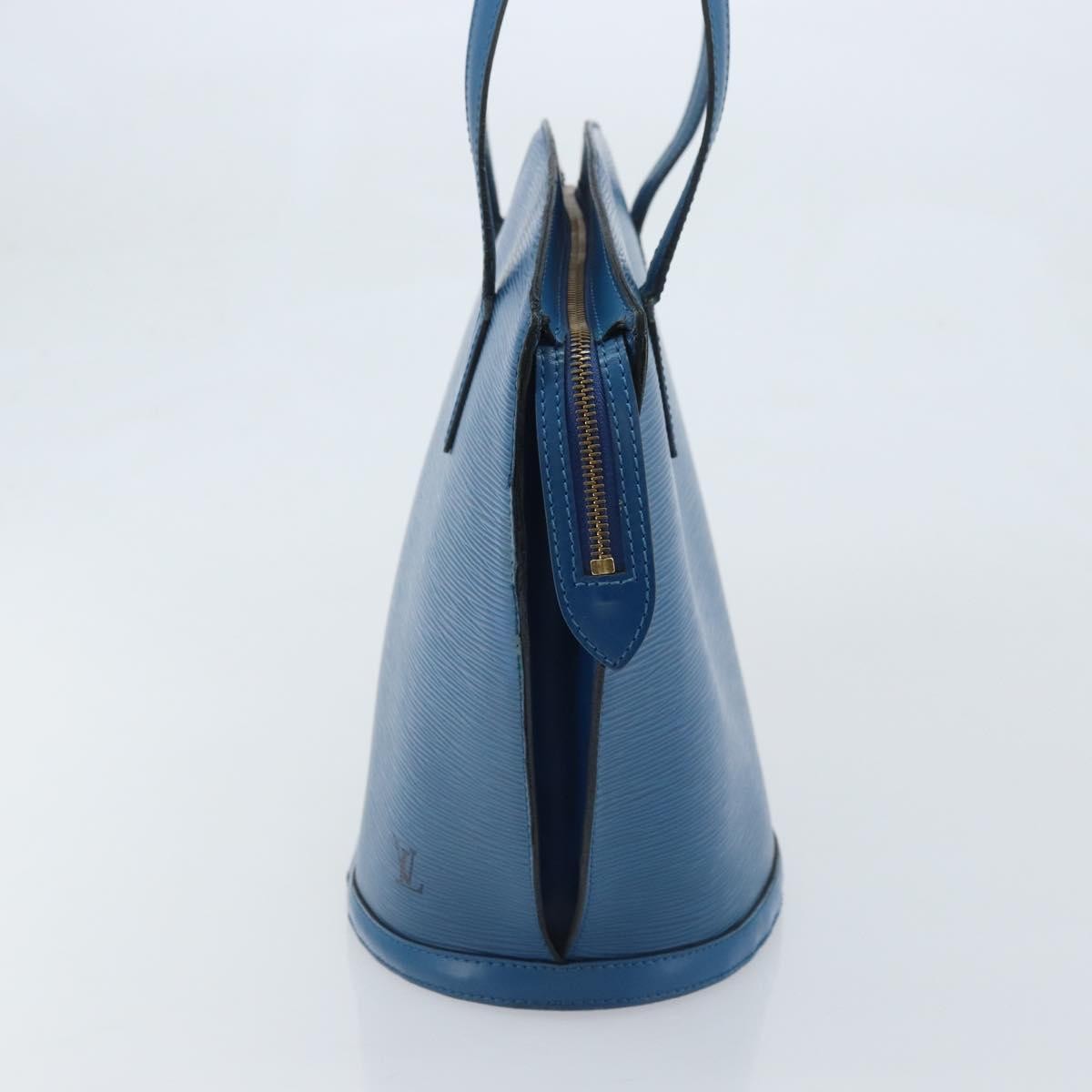 Louis Vuitton Saint Jacques Handbag Epi Leather Blue Leather Shoulder Bag Bag (Pre-Owned)