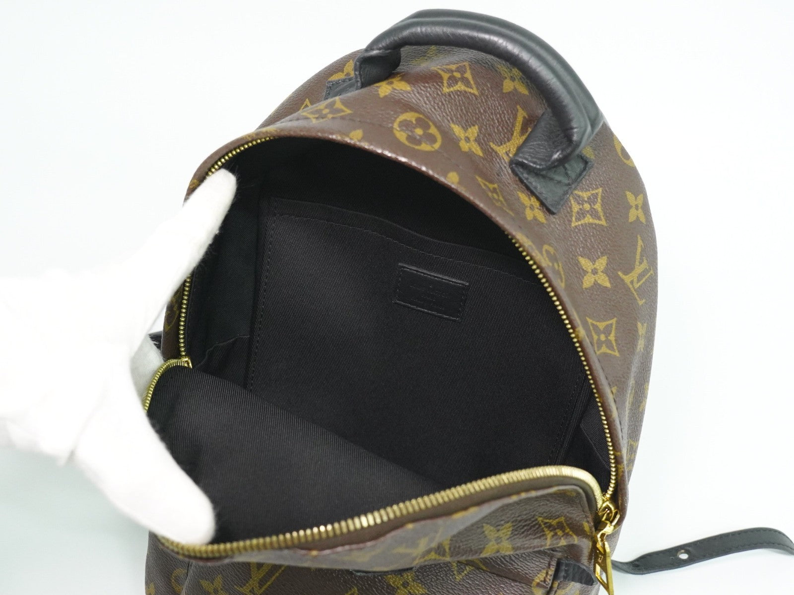 Louis Vuitton Palm Springs Backpack Monogram Canvas Brown Canvas Backpack Bag (Pre-Owned)