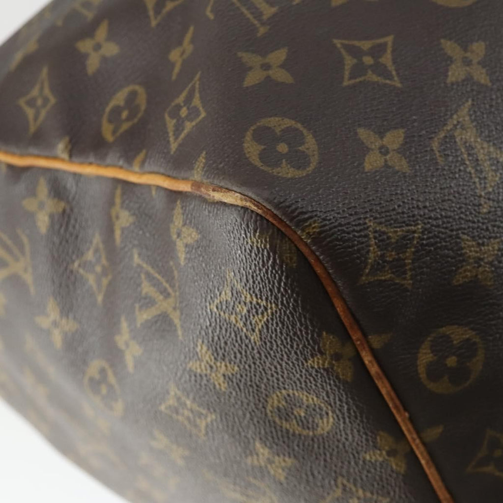 Louis Vuitton Keepall Bag Monogram Canvas Brown Canvas Travel Bag Bag (Pre-Owned)