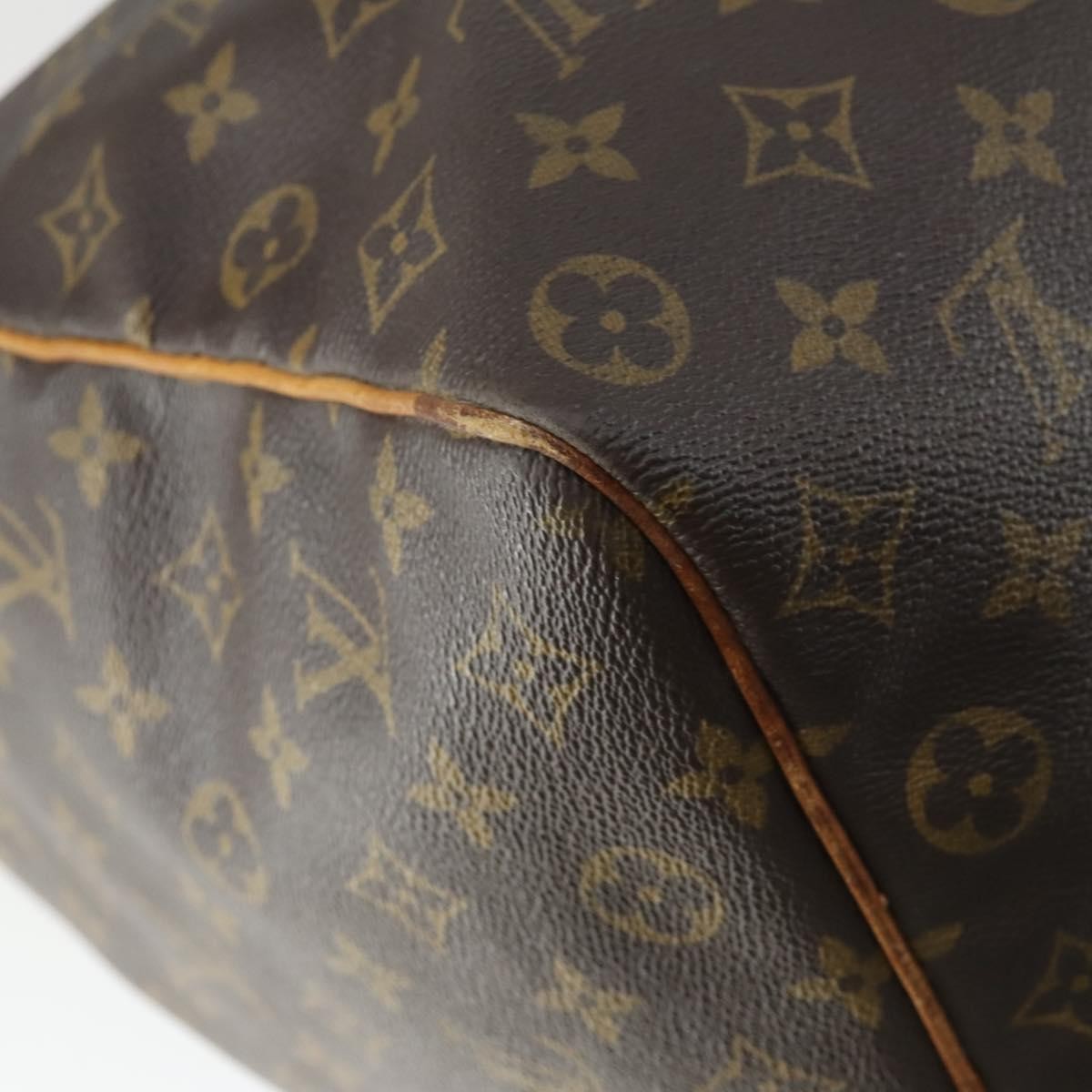 Louis Vuitton Keepall Bag Monogram Canvas Brown Canvas Travel Bag Bag (Pre-Owned)