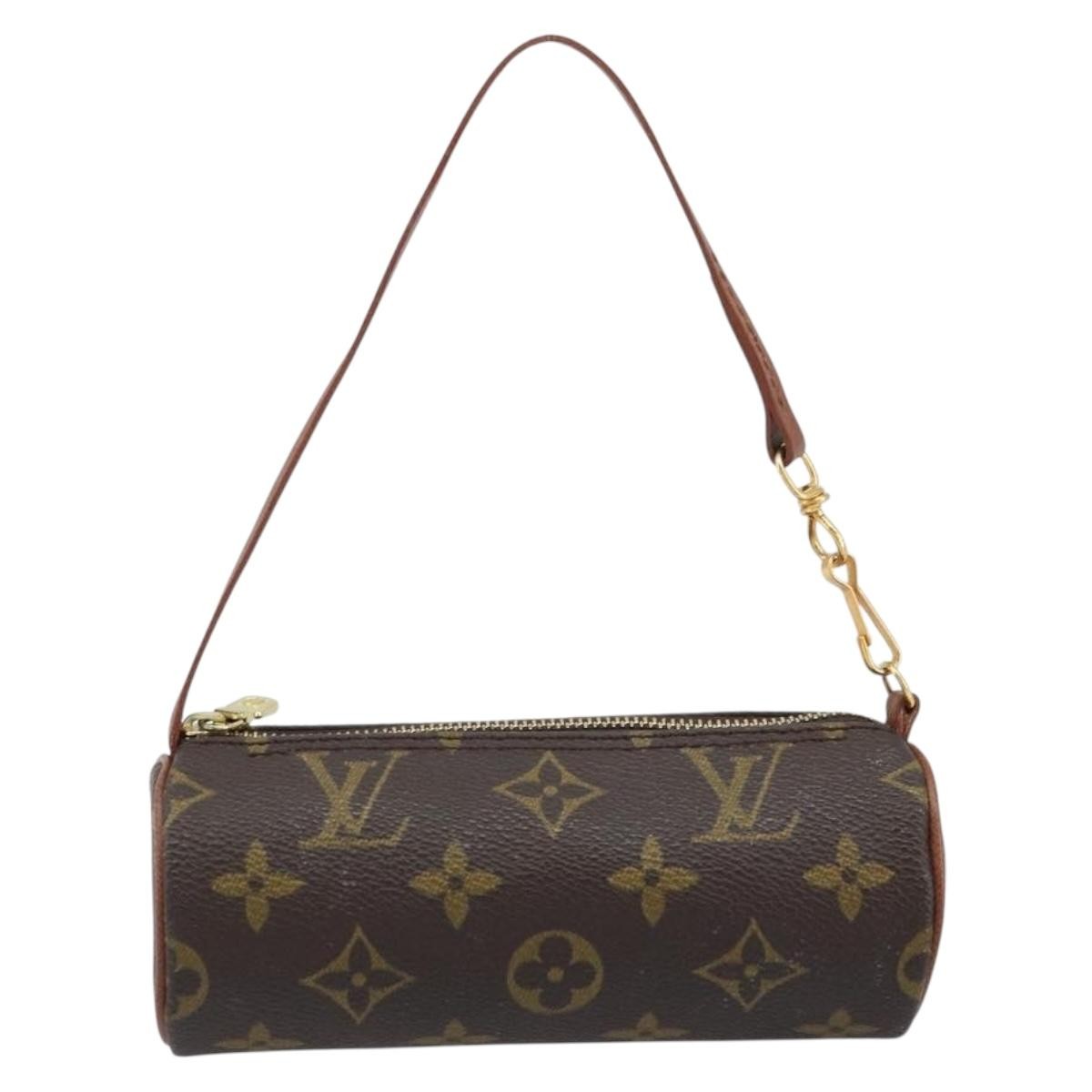 Louis Vuitton Papillon Pochette Monogram Canvas Brown Canvas Clutche & Pouche Bag (Pre-Owned)