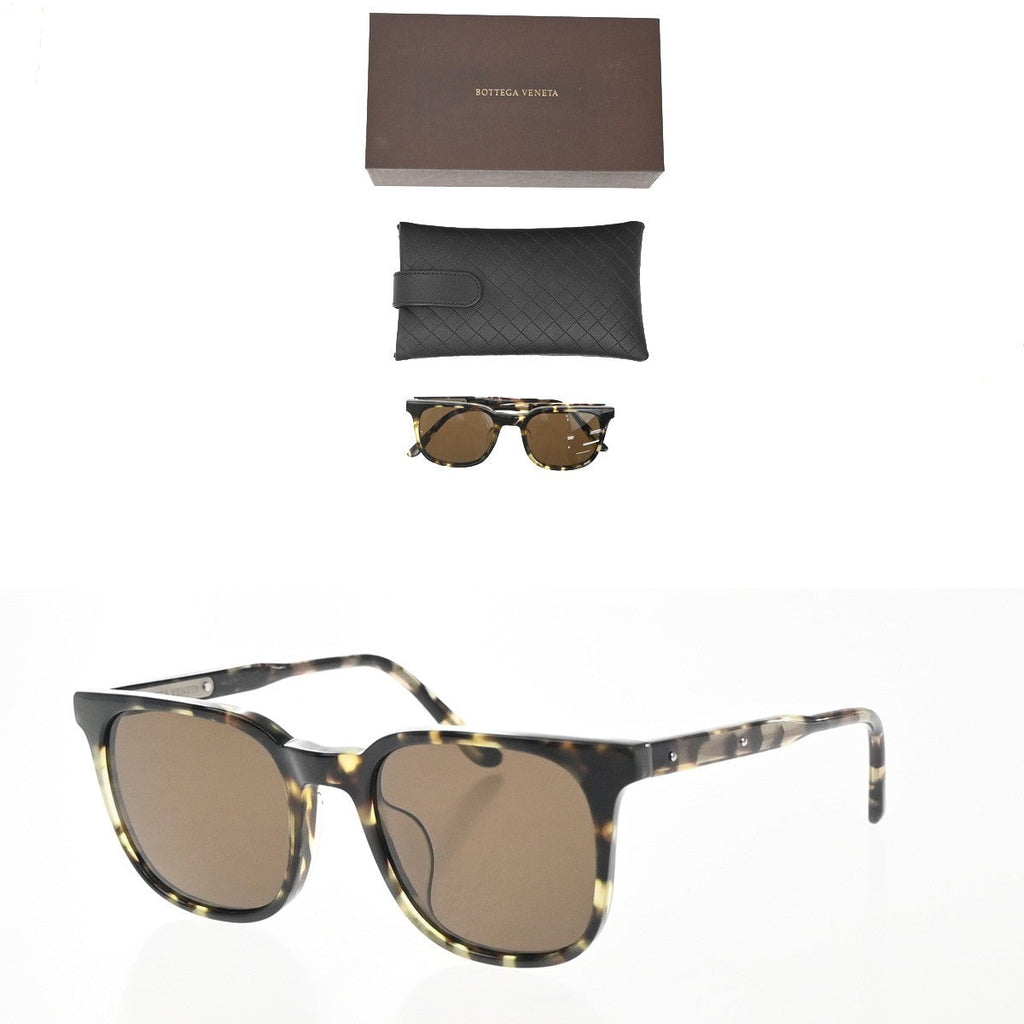 Bottega Veneta Intrecciato Sunglasses Plastic Brown Plastic Sunglasse Accessory (Pre-Owned)