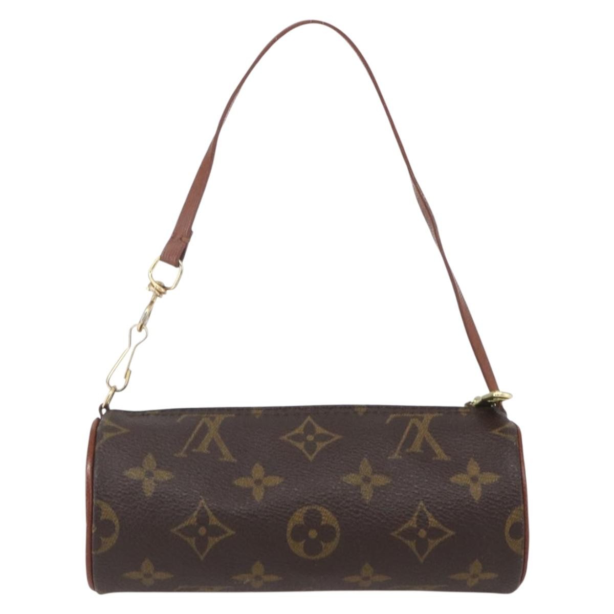 Louis Vuitton Papillon Pochette Monogram Canvas Brown Canvas Clutche & Pouche Bag (Pre-Owned)
