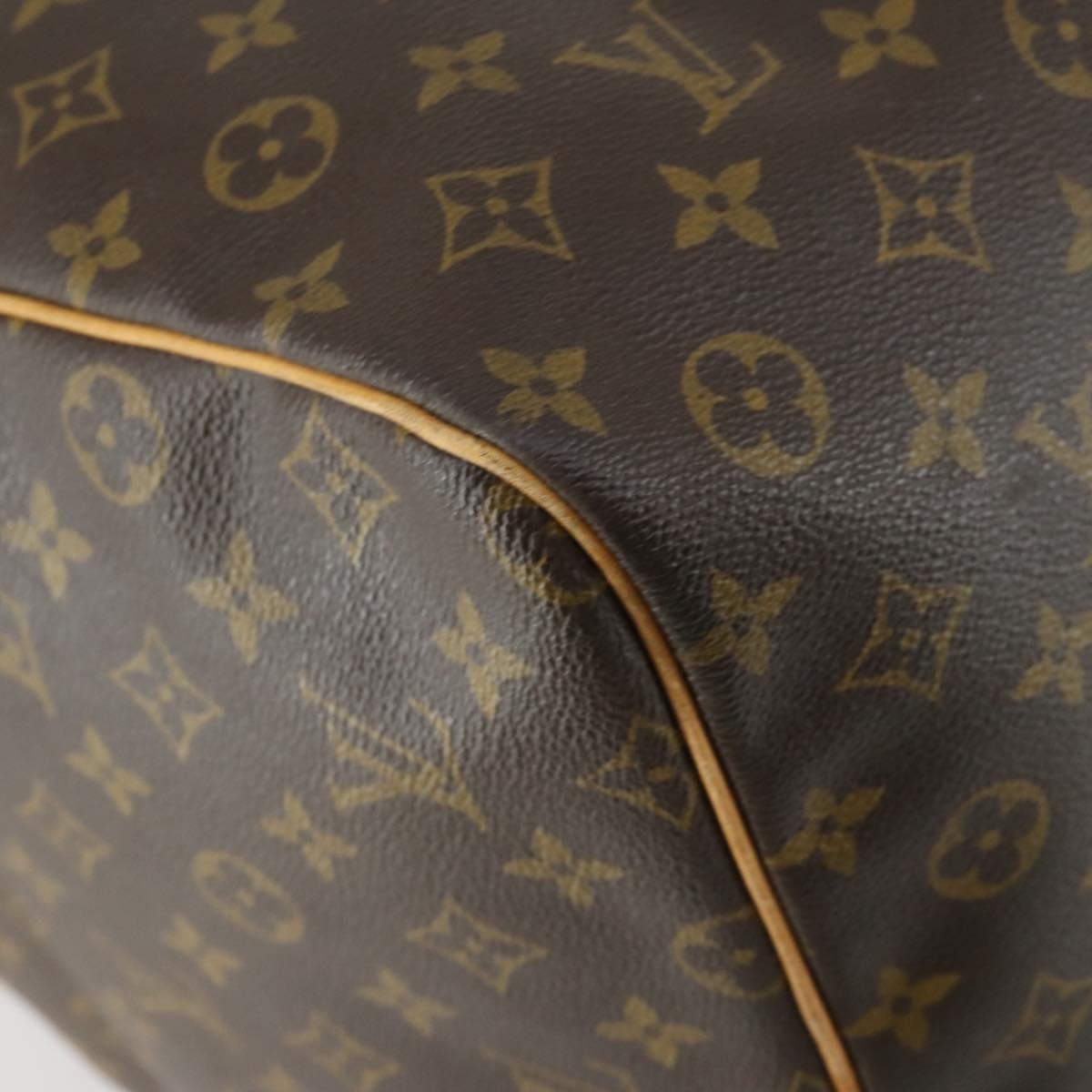 Louis Vuitton Keepall Bag Monogram Canvas Brown Canvas Travel Bag Bag (Pre-Owned)
