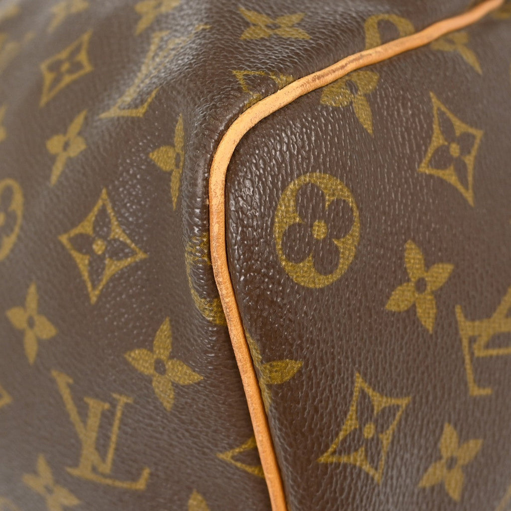 Louis Vuitton Keepall Bag Monogram Canvas Brown Canvas Travel Bag Bag (Pre-Owned)