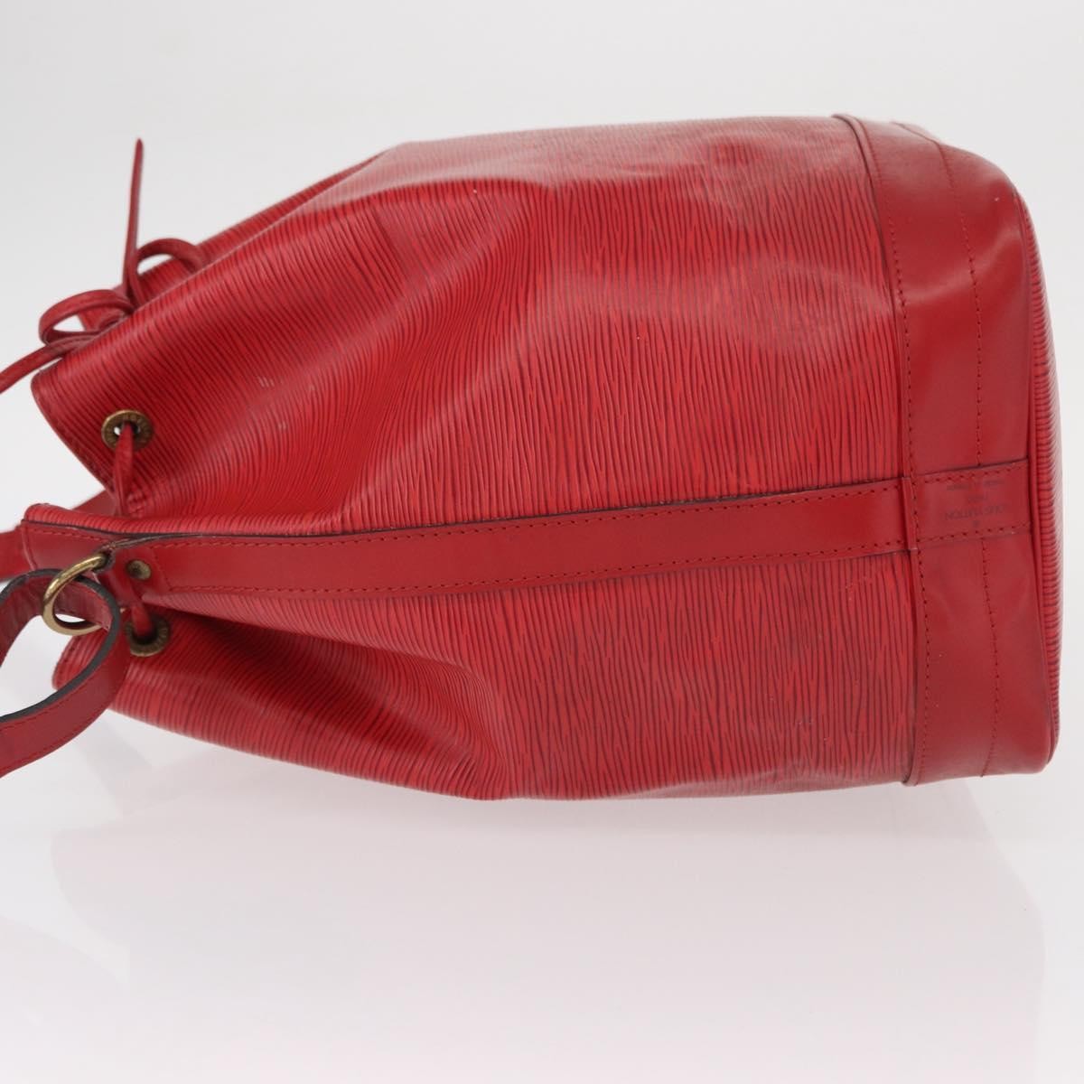 Louis Vuitton Noe Handbag Epi Leather Red Leather Shoulder Bag Bag (Pre-Owned)