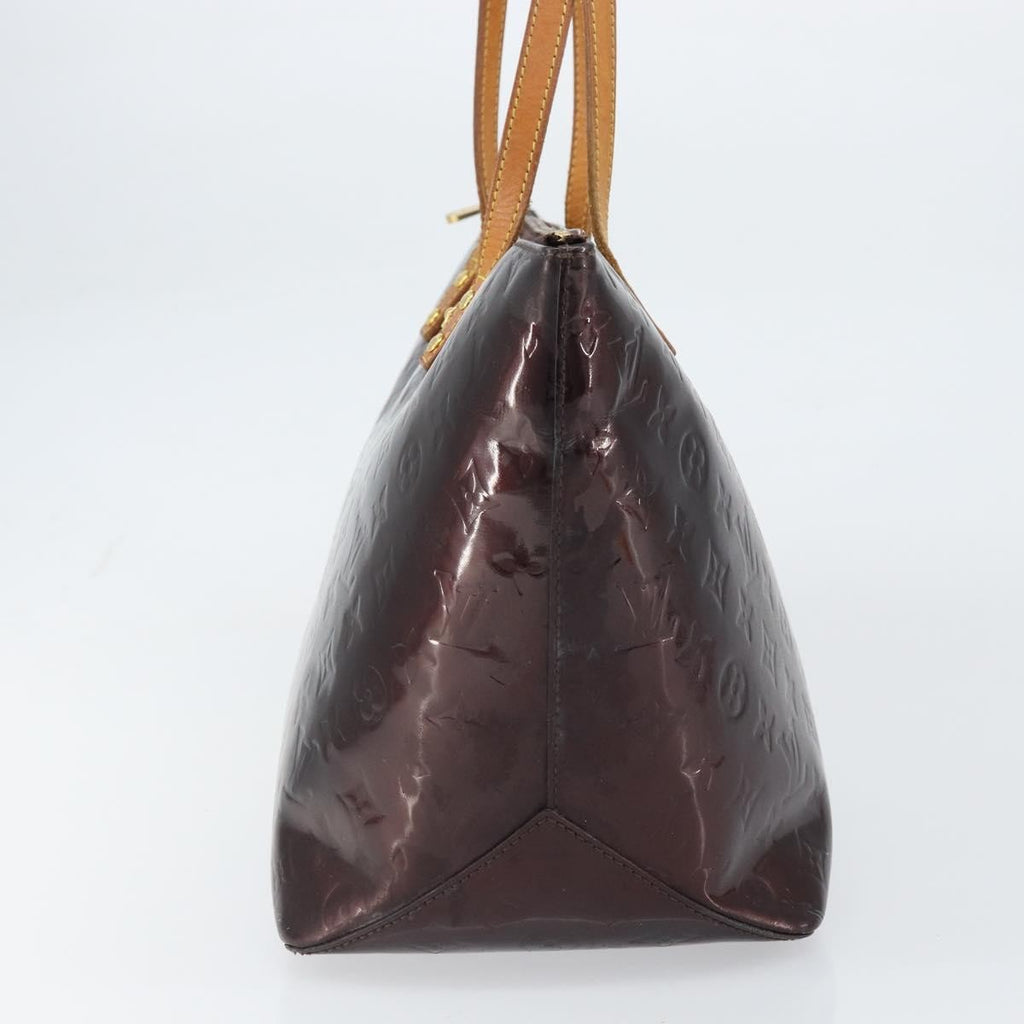 Louis Vuitton Bellevue Handbag Monogram Vernis Purple Patent_Leather Tote Bag Bag (Pre-Owned)