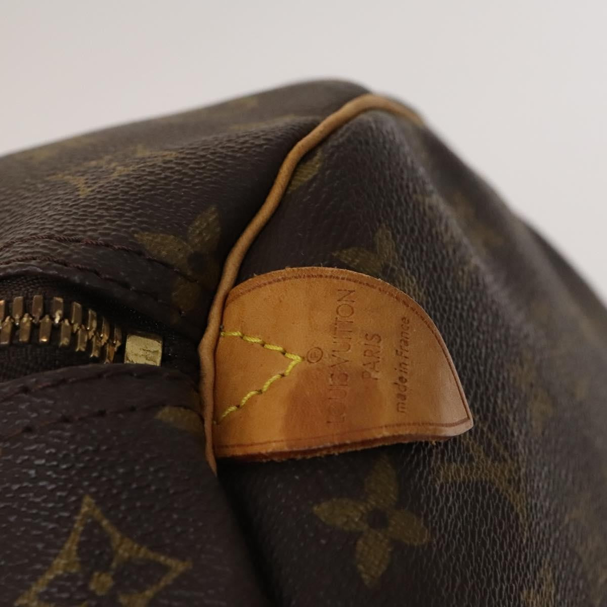 Louis Vuitton Keepall Bag Monogram Canvas Brown Canvas Travel Bag Bag (Pre-Owned)