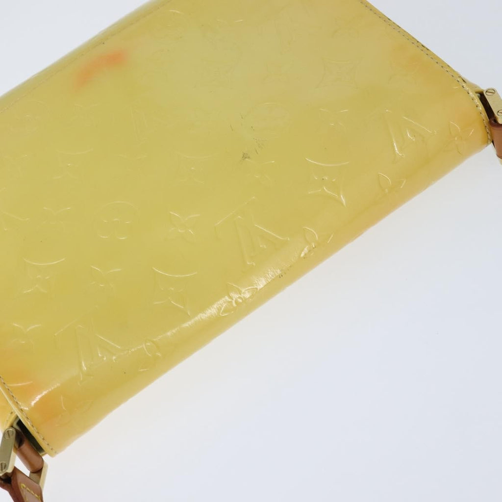 Louis Vuitton Thompson Street Handbag Monogram Vernis Yellow Patent_Leather Shoulder Bag Bag (Pre-Owned)