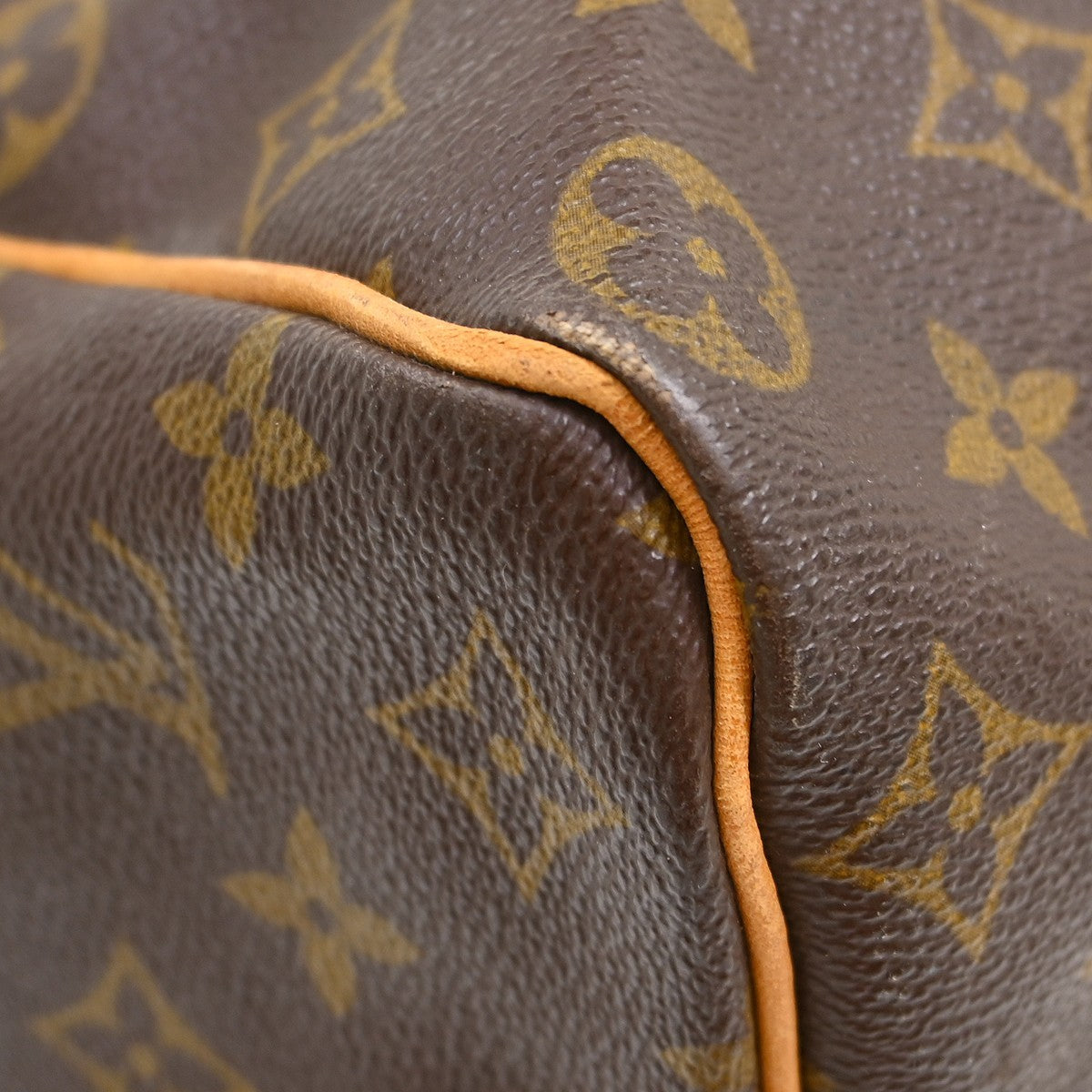 Louis Vuitton Keepall Bag Monogram Canvas Brown Canvas Travel Bag Bag (Pre-Owned)