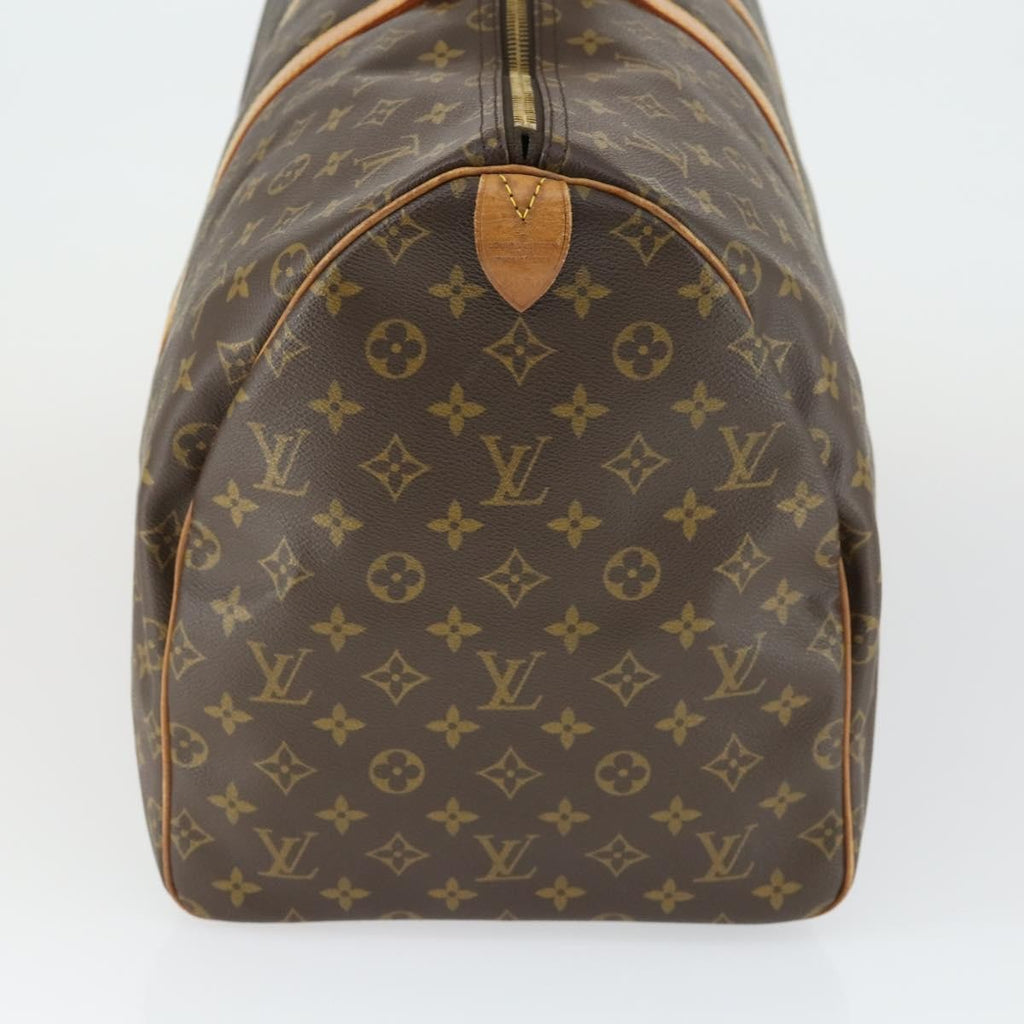 Louis Vuitton Keepall Bag Monogram Canvas Brown Canvas Travel Bag Bag (Pre-Owned)
