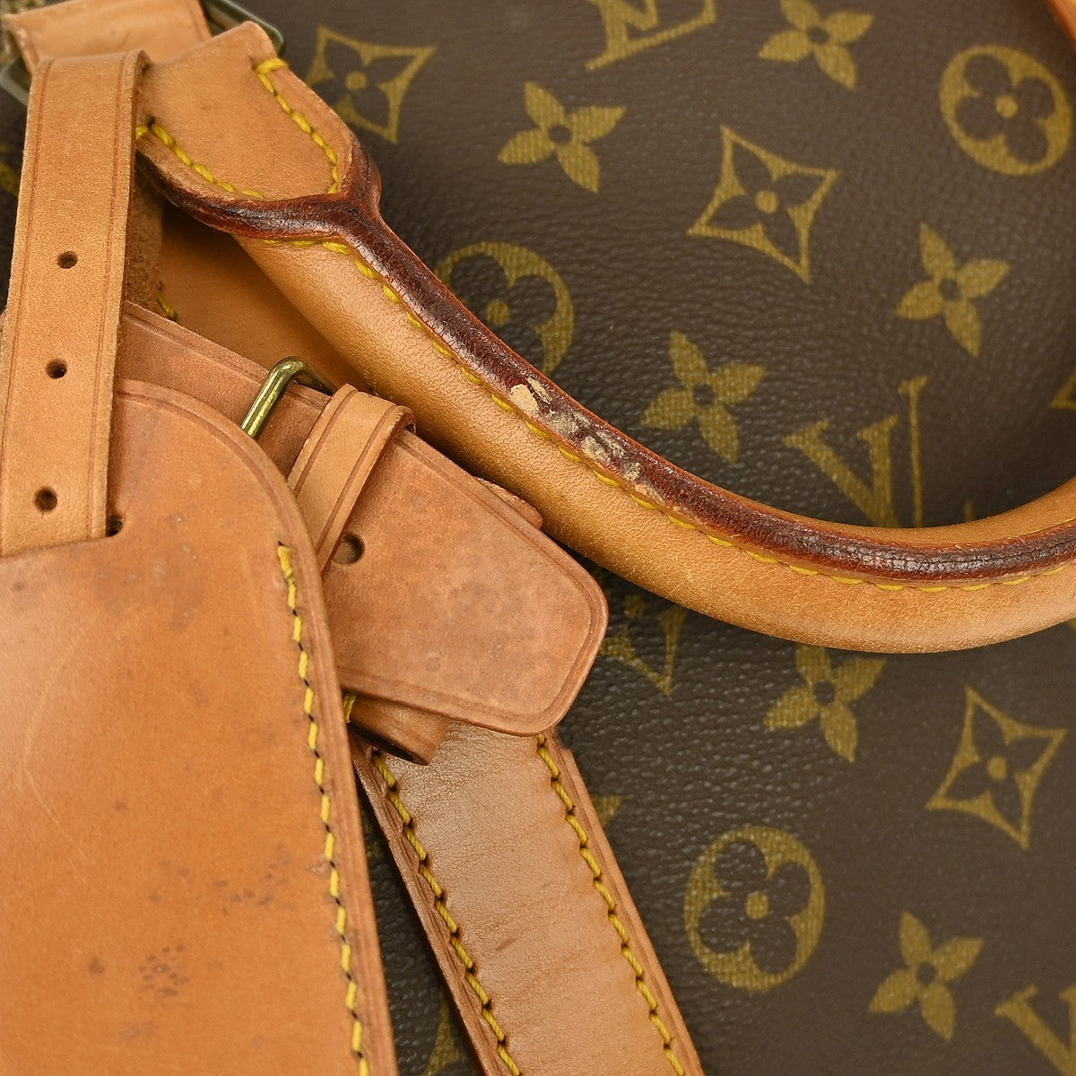 Louis Vuitton Keepall Bag Monogram Canvas Brown Canvas Travel Bag Bag (Pre-Owned)