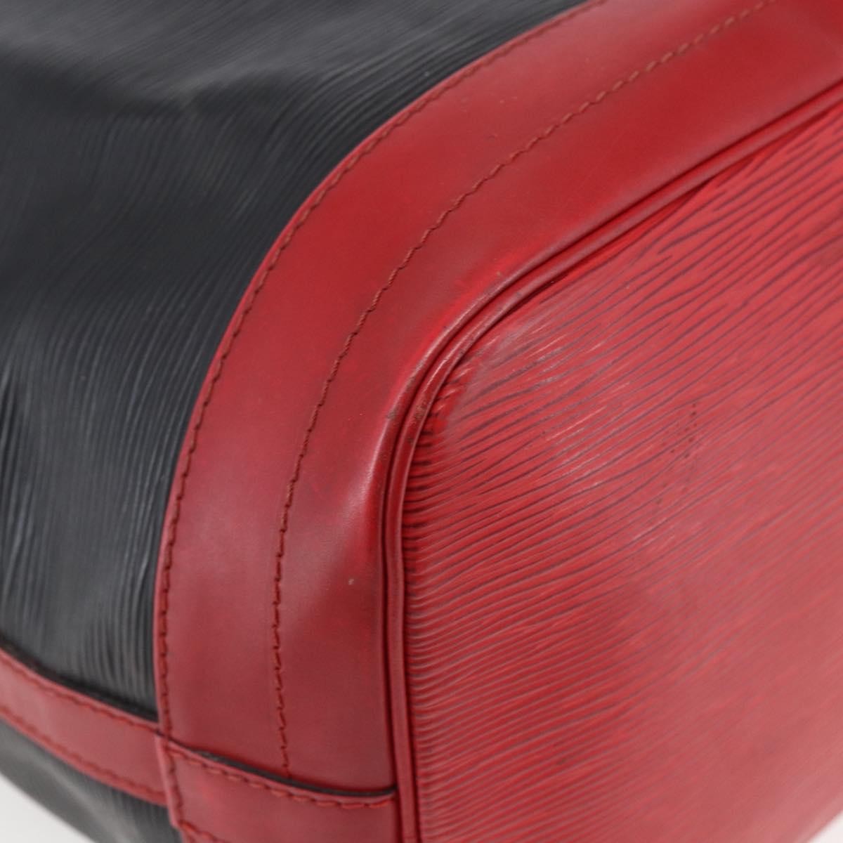 Louis Vuitton Bicolor Noe Handbag Epi Leather Black Leather Bag (Pre-Owned)